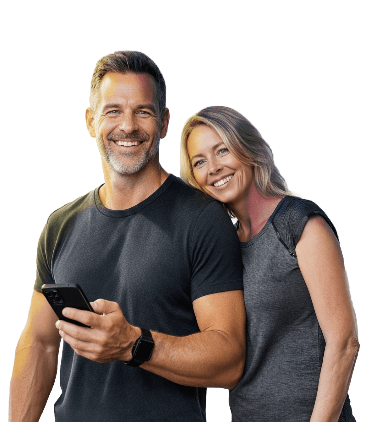 Lächelndes Pärchen